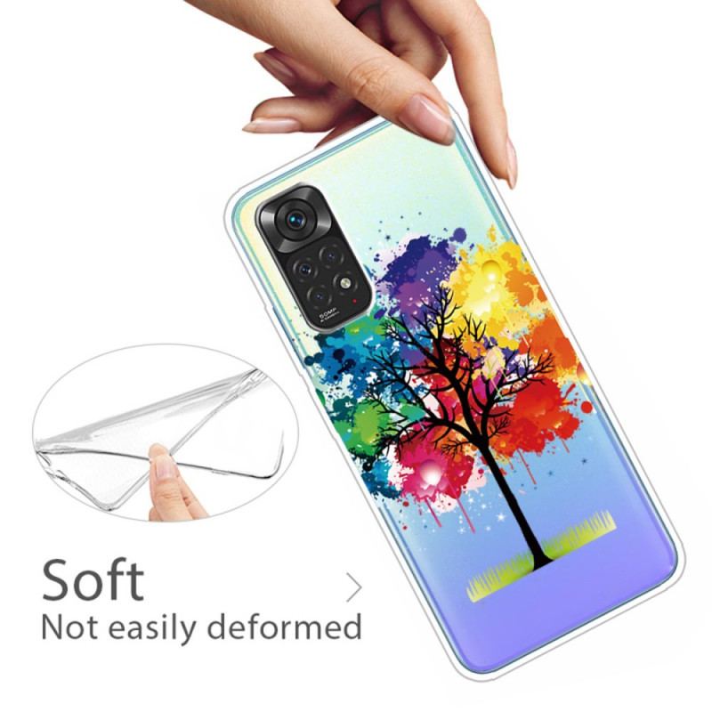 Capa Para Xiaomi Redmi Note 11 Pro / 11 Pro 5G Árvore Aquarela Perfeita