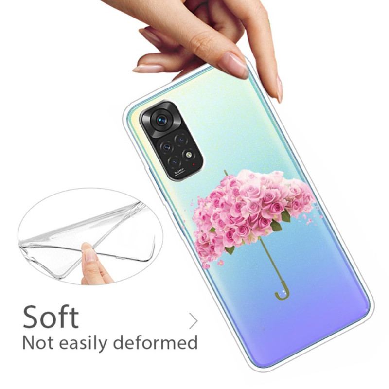 Capa Para Xiaomi Redmi Note 11 Pro / 11 Pro 5G Guarda-chuva Em Rosas