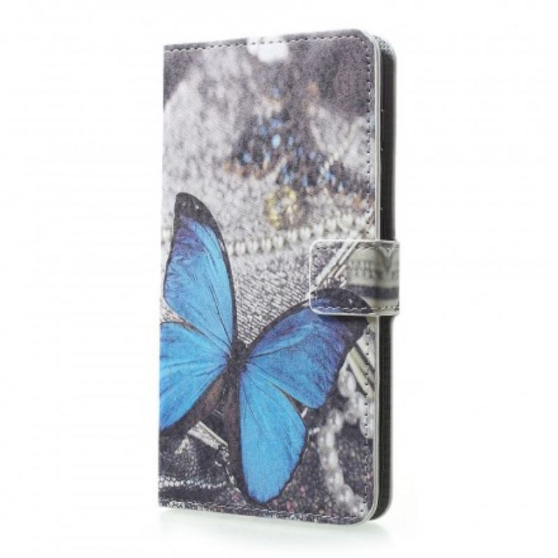 Capa Flip Para Samsung Galaxy A30 Borboletas E Flores