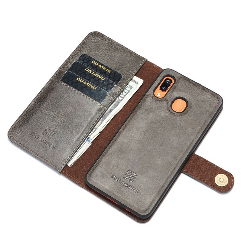 Capa Folio Para Samsung Galaxy A30 Dg. Ming Destacável