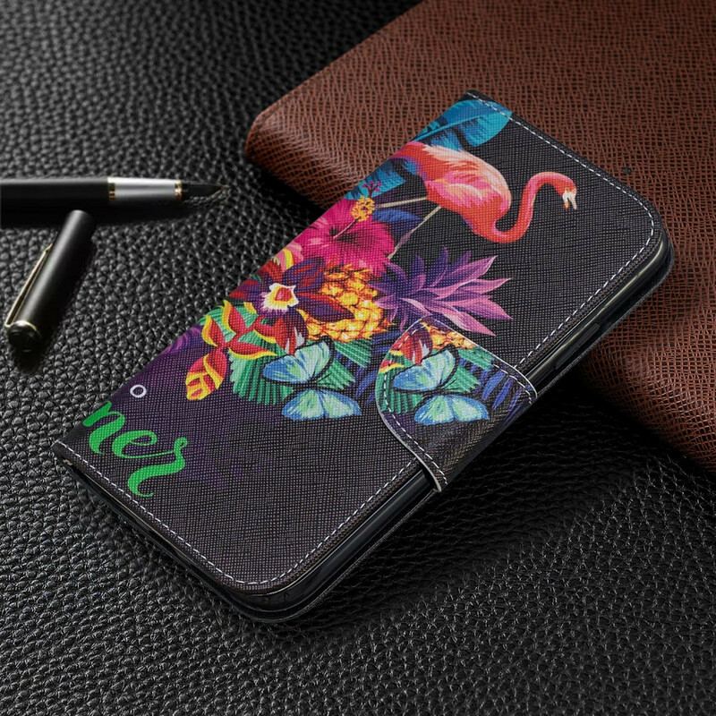 Capa Em Pele Para iPhone 11 Olá Verão