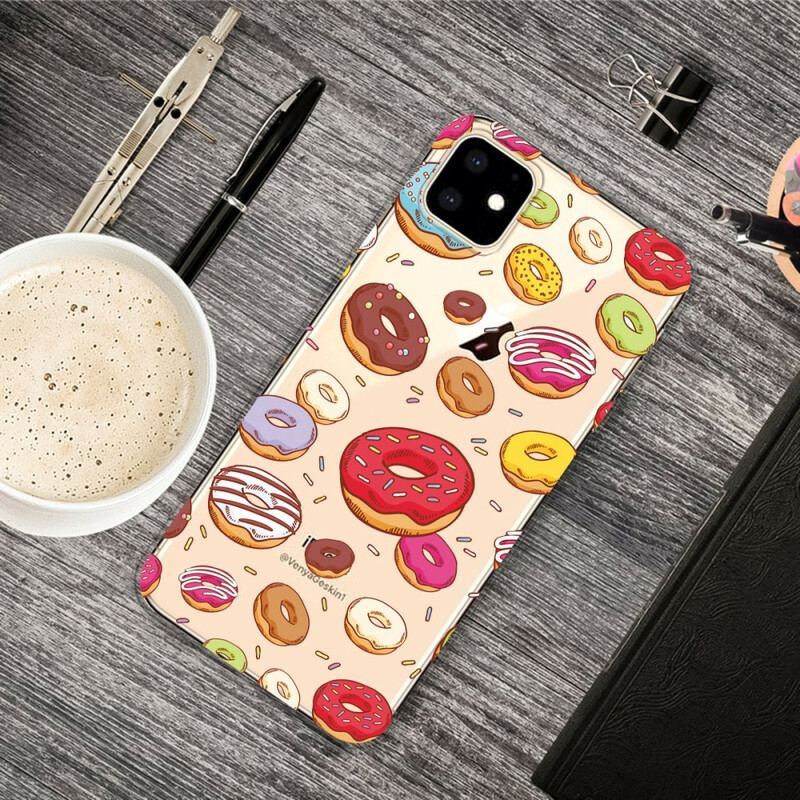 Capa Para iPhone 11 Amo Rosquinhas