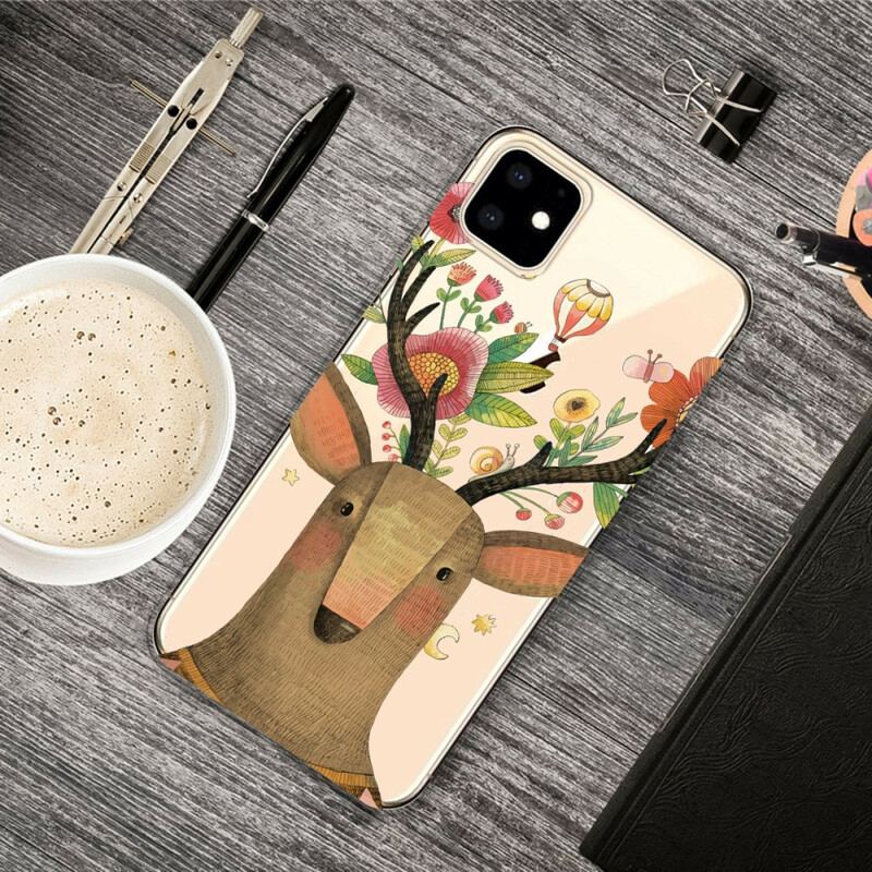 Capa Para iPhone 11 Cervo Tribal