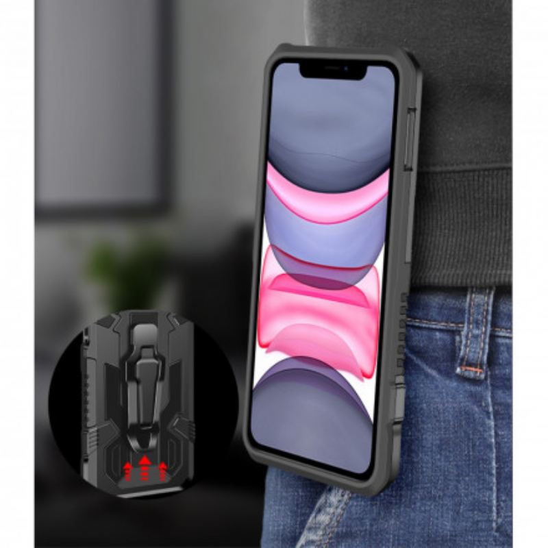 Capa Para iPhone 11 Clipe De Suporte Removível
