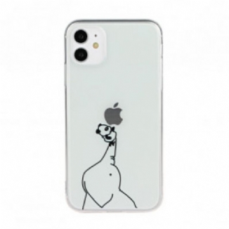 Capa Para iPhone 11 Logotipo Da Panda And Elephant Games