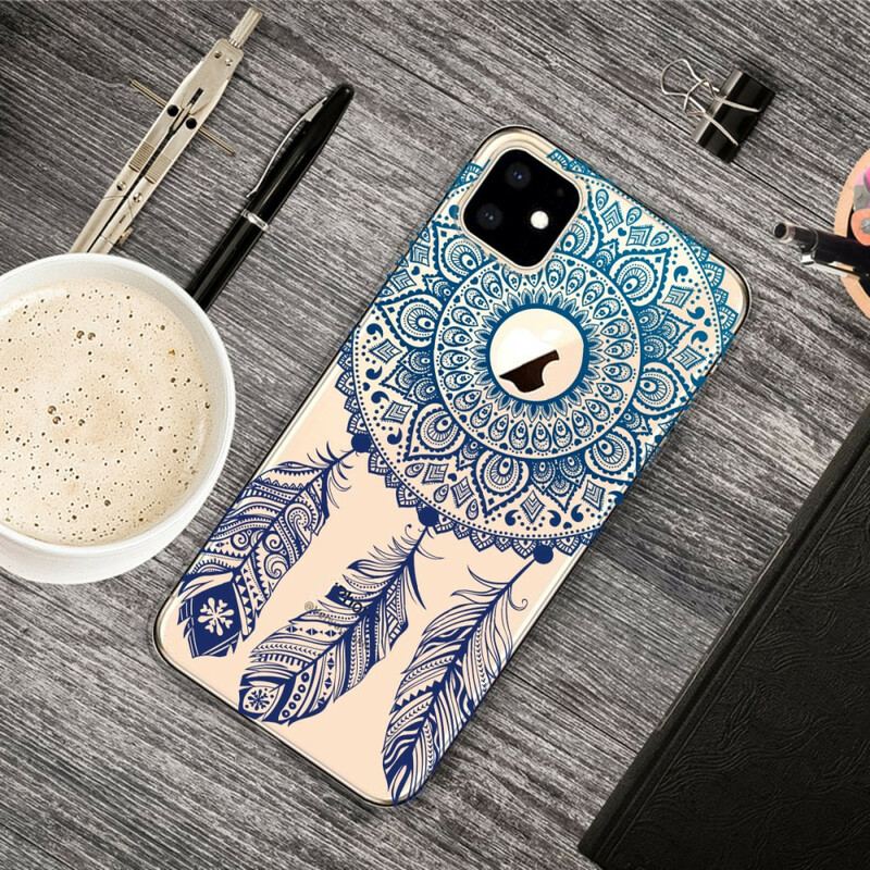 Capa Para iPhone 11 Mandala De Flor Única