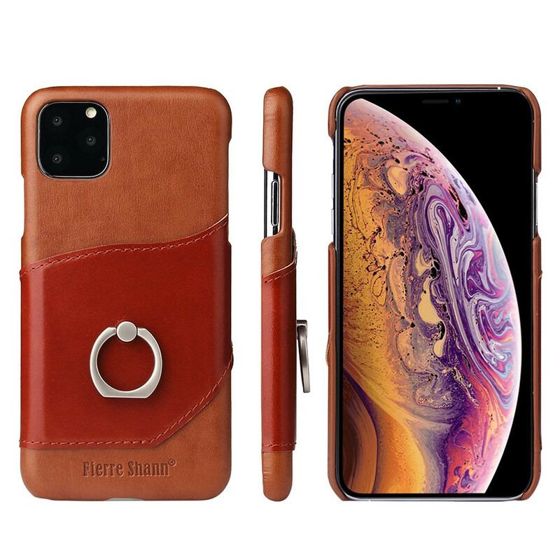 Capa Para iPhone 11 Porta-cartões E Porta-anel Fierre Shann