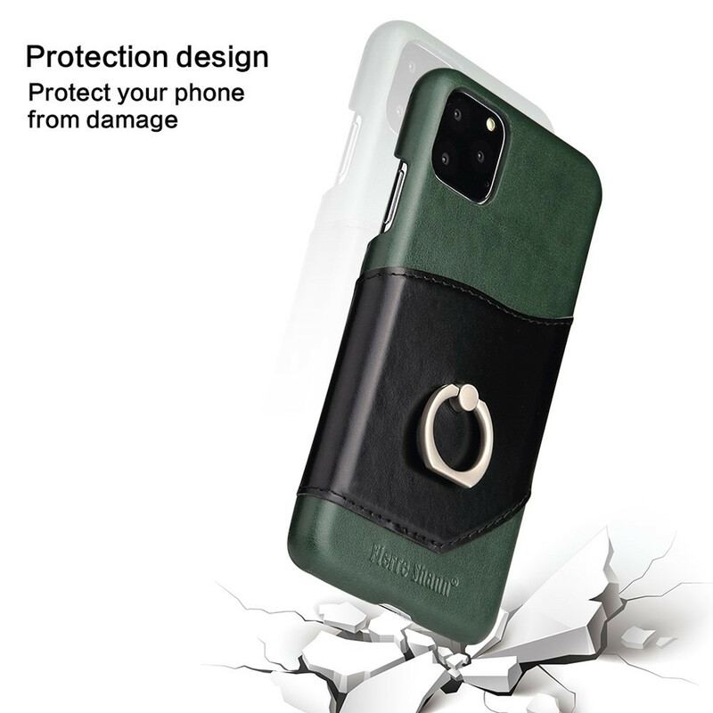 Capa Para iPhone 11 Porta-cartões E Porta-anel Fierre Shann