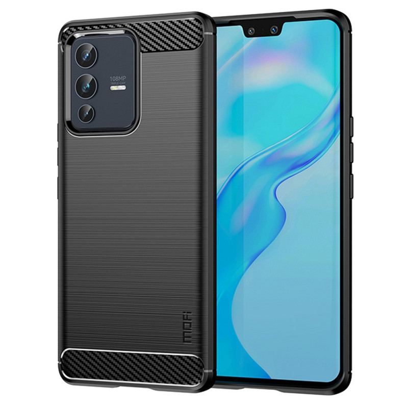 Capa Para Vivo V23 5G Fibra De Carbono Escovada
