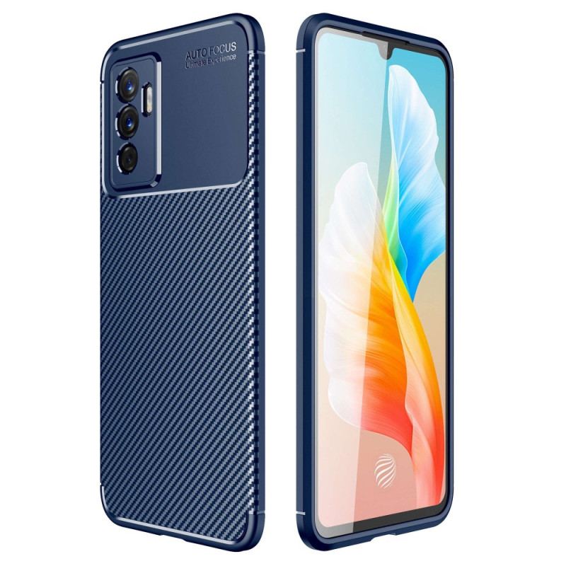 Capa Para Vivo V23 5G Mangueira De Fibra De Carbono