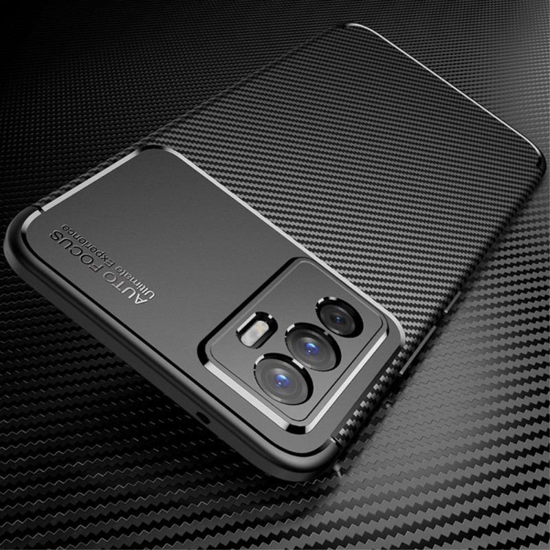 Capa Para Vivo V23 5G Mangueira De Fibra De Carbono
