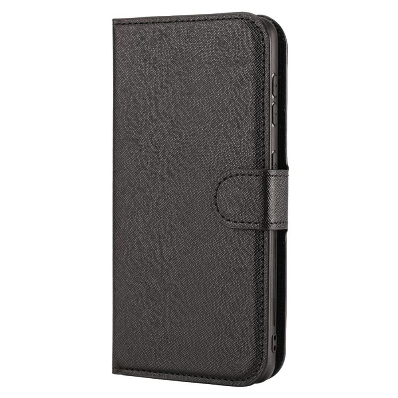 Capa De Celular Capa Em Pele Para Samsung Galaxy S22 Ultra 5G Texturizado Com Destacável