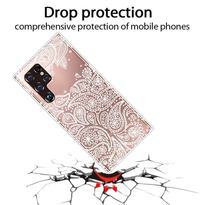 Capa De Celular Para Samsung Galaxy S22 Ultra 5G Mandala Elegante