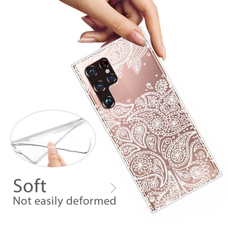 Capa De Celular Para Samsung Galaxy S22 Ultra 5G Mandala Elegante