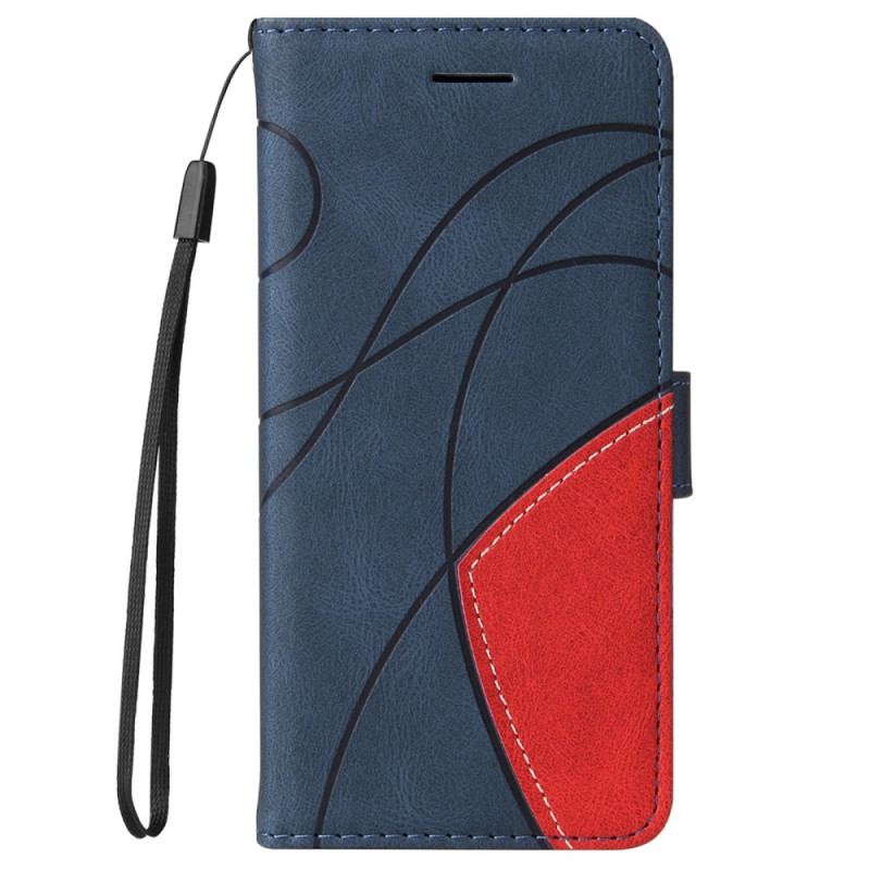 Capa Flip Para Samsung Galaxy S22 Ultra 5G Dois Tons