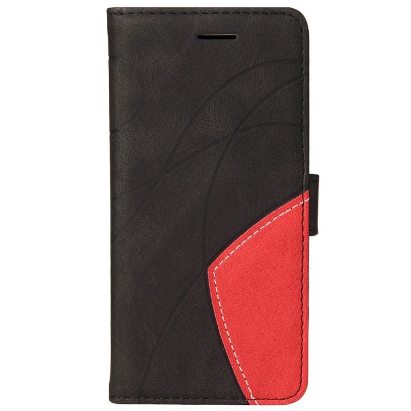 Capa Flip Para Samsung Galaxy S22 Ultra 5G Dois Tons
