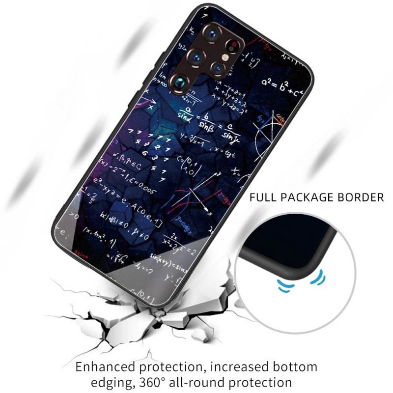 Capa Para Samsung Galaxy S22 Ultra 5G Cálculos Matemáticos De Vidro Temperado