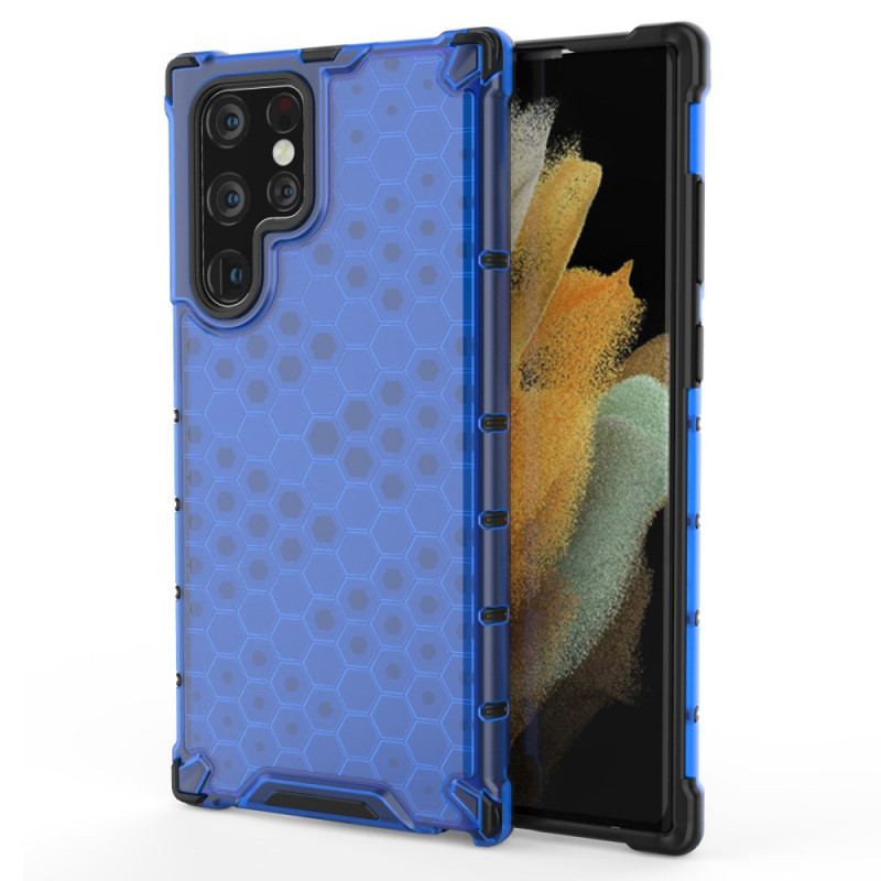 Capa Para Samsung Galaxy S22 Ultra 5G Estilo Favo De Mel