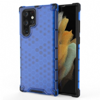 Capa Para Samsung Galaxy S22 Ultra 5G Estilo Favo De Mel