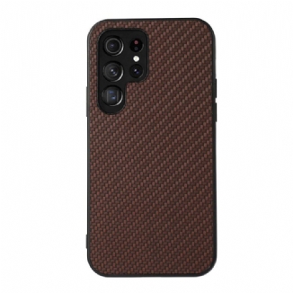 Capa Para Samsung Galaxy S22 Ultra 5G Fibra De Carbono