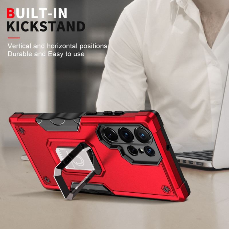 Capa Para Samsung Galaxy S22 Ultra 5G Híbrido Antiderrapante Com Anel