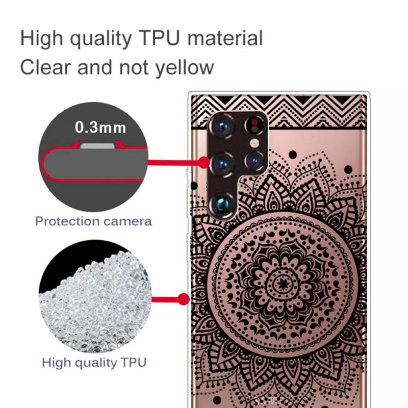 Capa Para Samsung Galaxy S22 Ultra 5G Linda Mandala