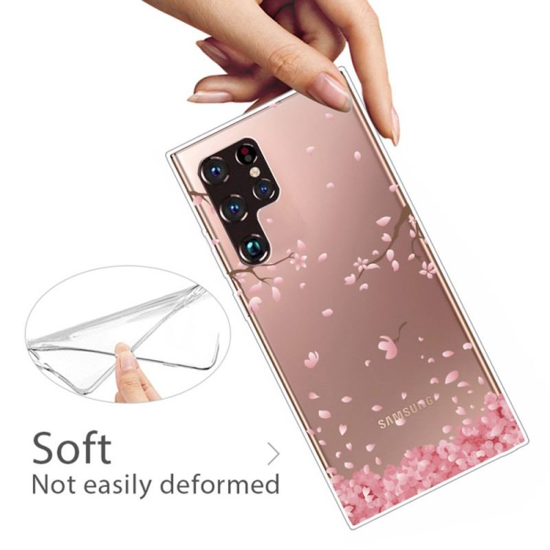 Capa Para Samsung Galaxy S22 Ultra 5G Ramos Floridos