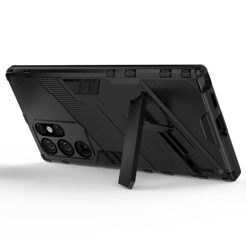 Capa Para Samsung Galaxy S22 Ultra 5G Suporta Duas Posições Mãos Livres