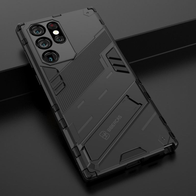 Capa Para Samsung Galaxy S22 Ultra 5G Suporta Duas Posições Mãos Livres