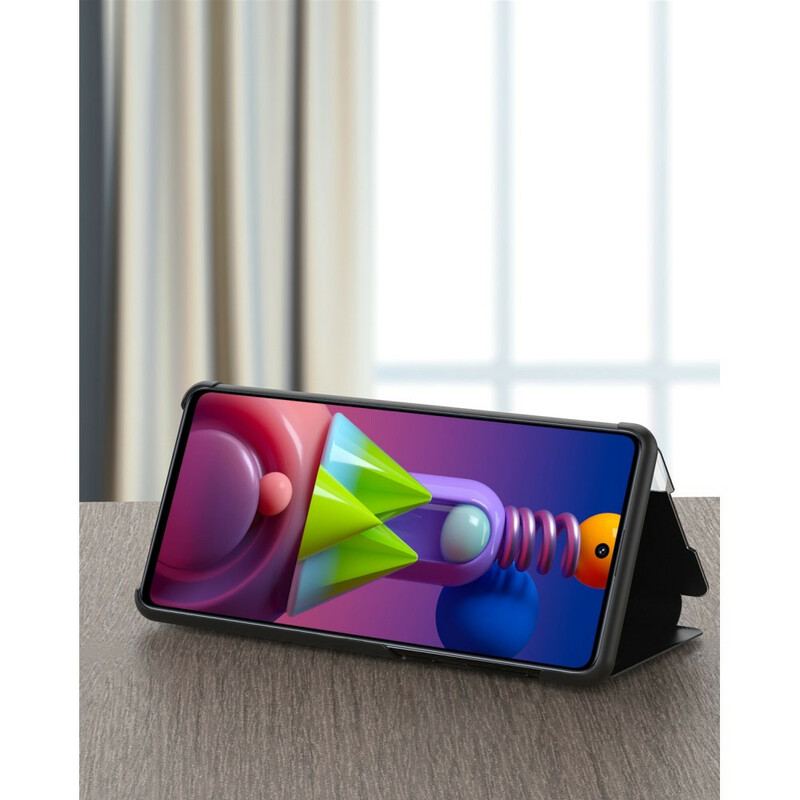 Capa De Celular Para Samsung Galaxy M51 Couro Sintético Texturizado