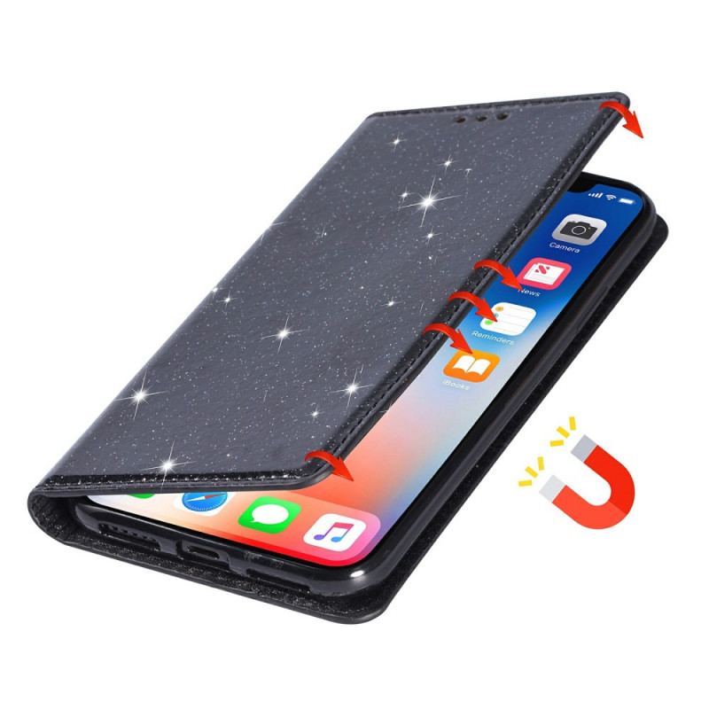Capa De Celular Para Samsung Galaxy M51 Flip Estilo De Lantejoulas