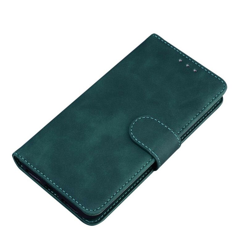 Capa Folio Para Samsung Galaxy M51 Efeito Couro Monocromático