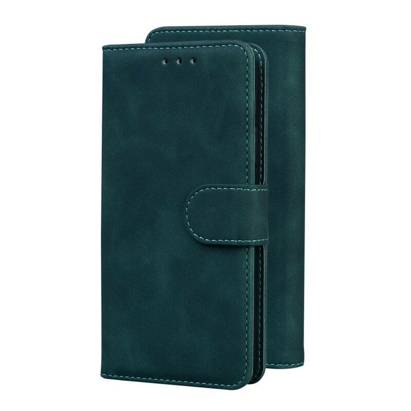 Capa Folio Para Samsung Galaxy M51 Efeito Couro Monocromático
