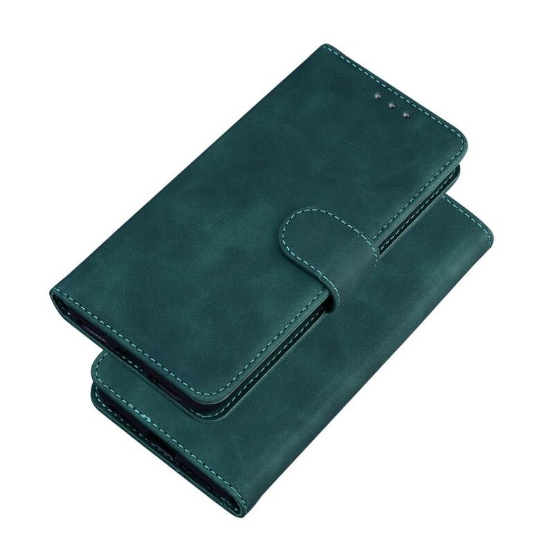 Capa Folio Para Samsung Galaxy M51 Efeito Couro Monocromático
