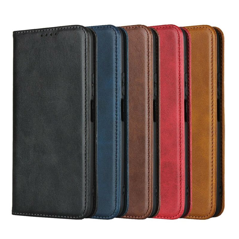 Capa De Celular Para Huawei P40 Lite 5G Flip Couro Legitimo