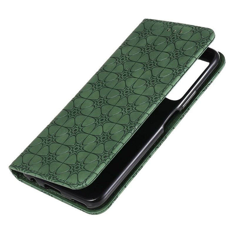 Capa De Celular Para Huawei P40 Lite 5G Flip Estampa Estrela