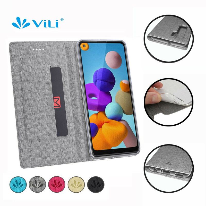 Capa De Celular Para Huawei P40 Lite 5G Flip Vili Dmx Texturizado