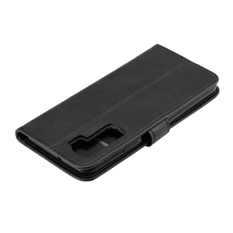 Capa De Couro Para Huawei P40 Lite 5G Porta-moedas Vintage