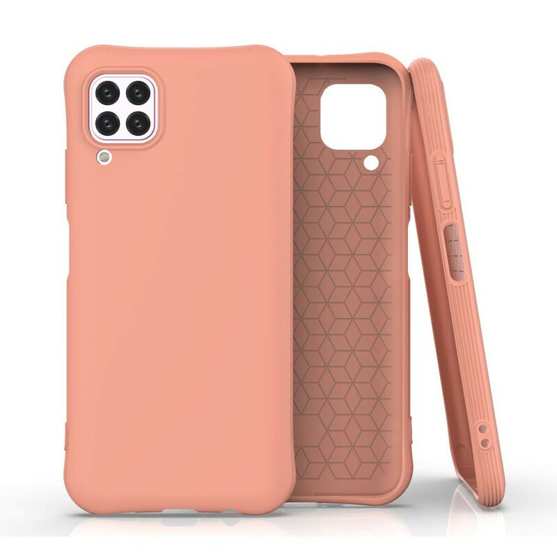 Capa Para Huawei P40 Lite 5G Silicone Fosco