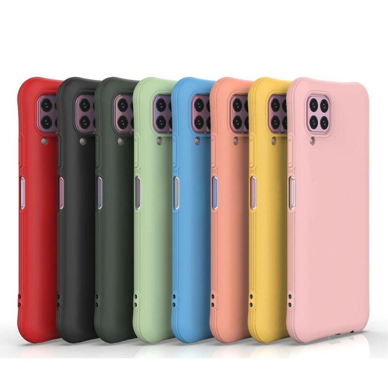 Capa Para Huawei P40 Lite 5G Silicone Fosco