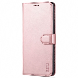 Capa De Couro Para Huawei Nova 9 Efeito Couro Azns