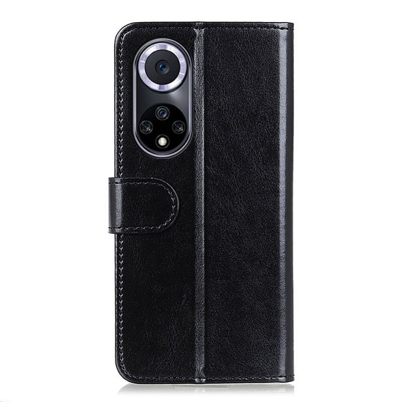 Capa Em Pele Para Huawei Nova 9 Refinamento De Couro Sintético
