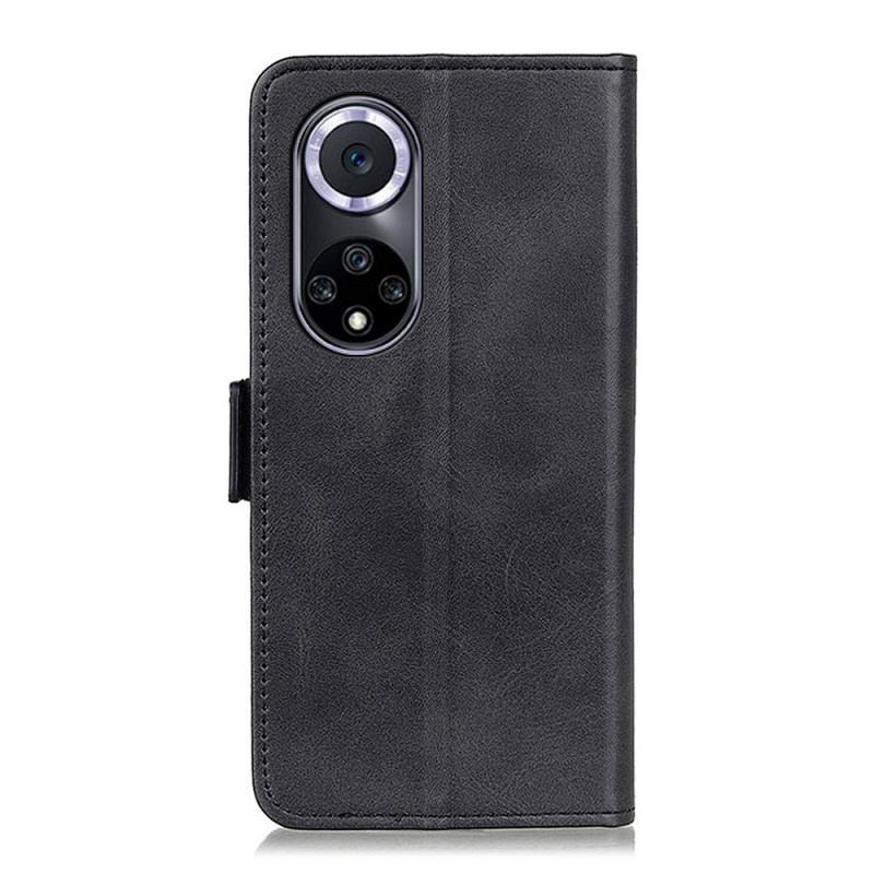 Capa Flip Para Huawei Nova 9 De Couro Aba Dupla