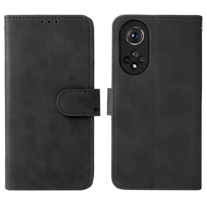 Capa Flip Para Huawei Nova 9 Toque De Pele