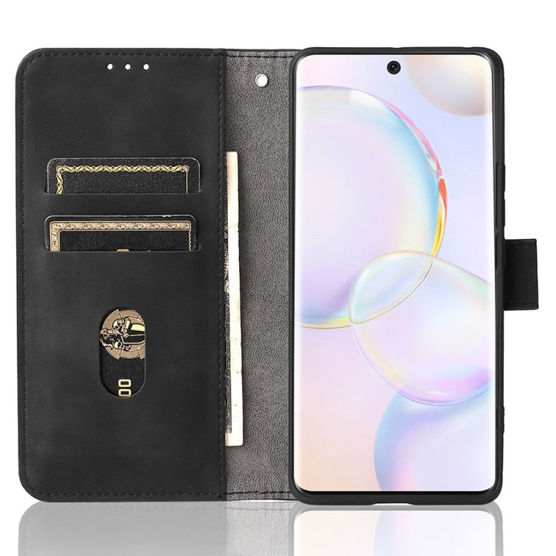 Capa Flip Para Huawei Nova 9 Toque De Pele