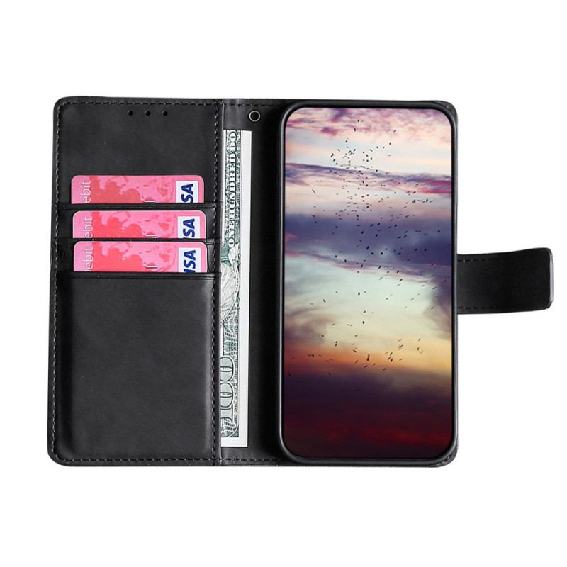 Capa Folio Para Huawei Nova 9 Crocodilo Com Toque De Pele