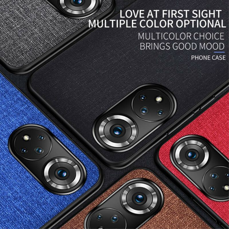 Capa Para Huawei Nova 9 Textura De Tecido
