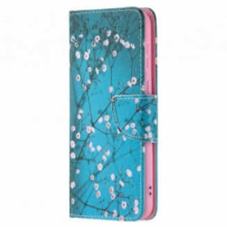 Capa Flip Para Huawei P50 Árvore Florida