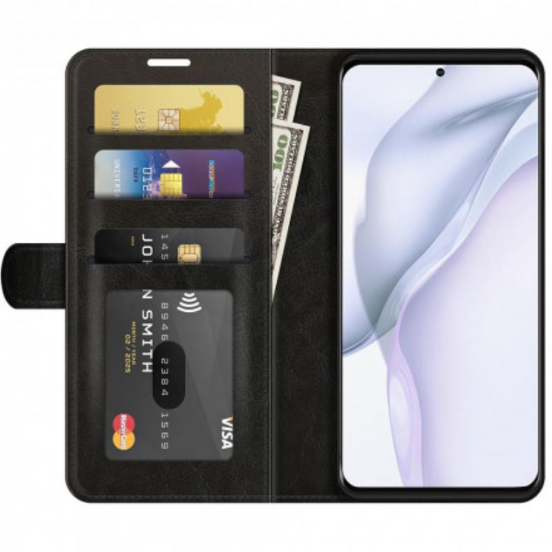 Capa Flip Para Huawei P50 Estilo Design De Couro
