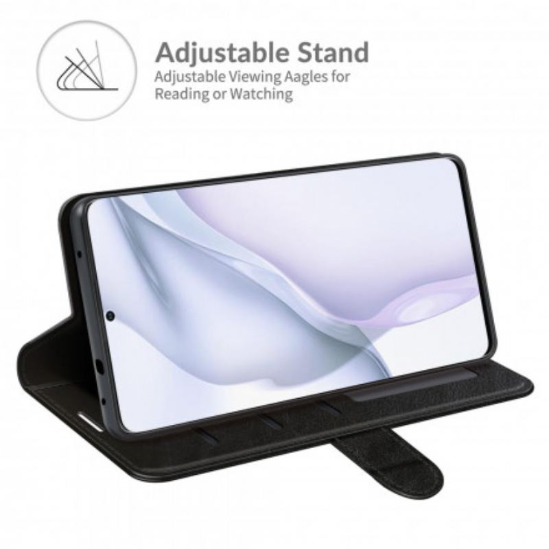 Capa Flip Para Huawei P50 Estilo Design De Couro